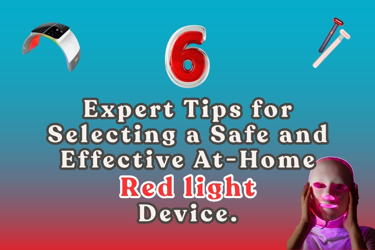 How to pick the best at-home red light anti-aging device?